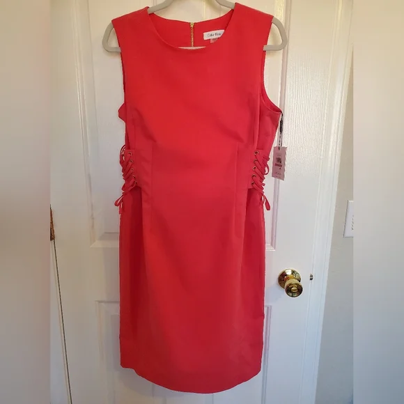 Calvin Klein | Dresses | Calvin Klein Womens Laceup Corset Dress Size 2 |  Poshmark